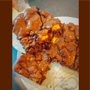 Dark Chocolate Rocky Road Brownies